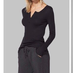 Black Long Sleeve Women's Top